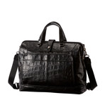 Cavallo Doc Croco Traveler // Black