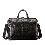 Cavallo Doc Croco Traveler // Black