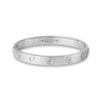 Cartier 18k White Gold Love Bracelet // Pre-Owned