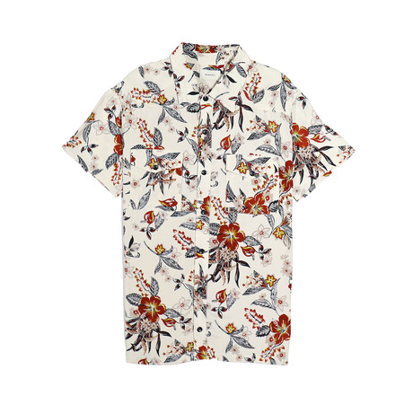 Maricopa Shirt // Pearl Hibiscus (S)