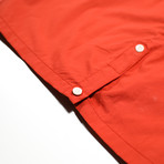 Maricopa Short Sleeve Button Up // Blood Orange (L)