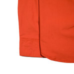 Aetna Long Sleeve Button Up // Blood Orange (XL)