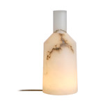 Alabaster Table Lamp // Rechargeable Battery