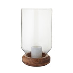 Base Light Candle Holder // Wood