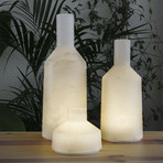 Alabaster Table Lamp // Rechargeable Battery