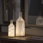 Alabaster Table Lamp // Rechargeable Battery