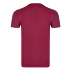 Golcuk Waffle Knit T-Shirt // Bordeaux (3XL)