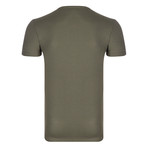 Korfez Waffle Knit T-Shirt // Khaki (XL)