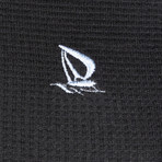 Darica Waffle Knit T-Shirt // Black (XS)