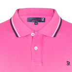 Isparta Short Sleeve Polo Shirt // Pink (M)