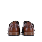 Luis Two Tone Woven Monk Strap // Tan (UK 10)