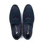 Milton Nubuck Loafer // Navy (UK 6)