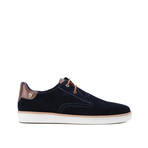 Santiago Suede Plimsoll // Navy (UK 6)