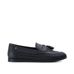 Mijas Tassel Huarache Shoe // Black (UK 6)