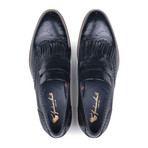 Sebastian Fringe Loafer // Black (UK 6)