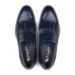 Sebastian Fringe Loafer // Navy (UK 6)