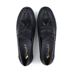 Mijas Tassel Huarache Shoe // Black (UK 6)