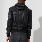 Duzici Leather Jacket // Black (L)