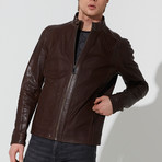 Safranbolu Leather Jacket // Brown (2XL)