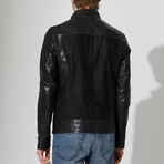 Marmaris Leather Jacket // Black (L)