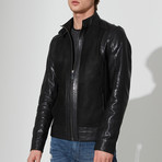 Marmaris Leather Jacket // Black (M)