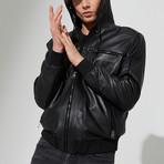 Duzici Leather Jacket // Black (3XL)