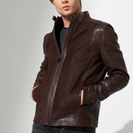 Safranbolu Leather Jacket // Brown (2XL)