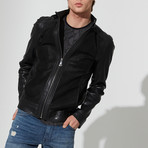 Marmaris Leather Jacket // Black (M)