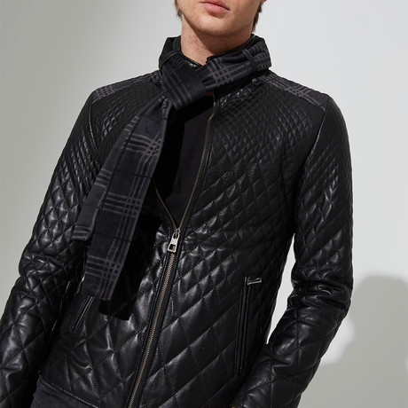 Karacabey Leather Jacket // Black (3XL)