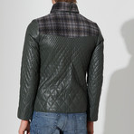 Milas Leather Jacket // Green (XL)