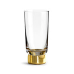Club Gold Beer Glass // Set of 2