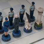 Air Force Vs Marines Chess Set