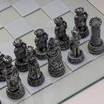 Dogs Vs Cat Chess Set