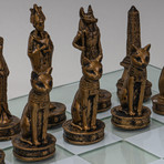 Egyptian Vs Roman Chess Set