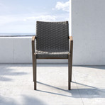 Verge Stacking Outdoor Dining Chair // Set of 4