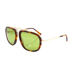 Men's FT0453S Sunglasses // Havana + Gold