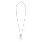 Assael 18k White Gold Diamond + South Sea Pearl Necklace XIV