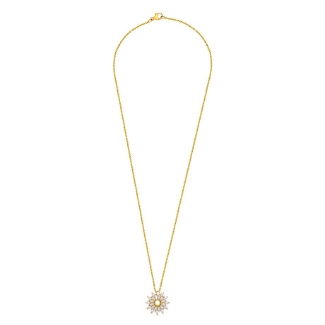 Assael 18k Yellow Gold Diamond Pendant Necklace