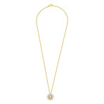 Assael 18k Yellow Gold Diamond Pendant Necklace