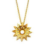 Assael 18k Yellow Gold Diamond Pendant Necklace