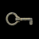 Ancient Roman Bronze Swivel Key Ring