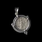 Ancient Rome // Emperor Philip I, 244-249 AD // Silver Coin Pendant