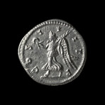 Roman Silver Coin with Victory