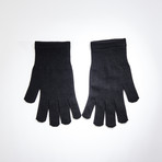Antibacterial Copper Infused Gloves // Set of 2 // Black (2 S/M Size Pairs)