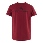 Men's Runa Statement Tee // Red (Small)