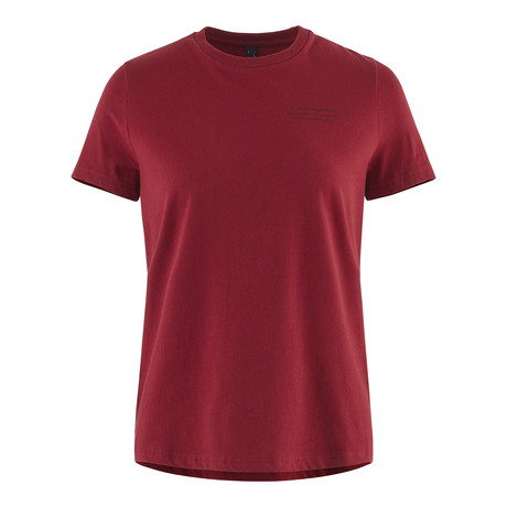 Women's Runa Statement Tee // Red (X-Small)