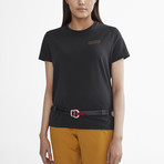 Women's Runa Statement Tee // Black (X-Small)