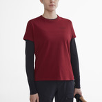 Women's Runa Statement Tee // Red (X-Small)