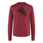 Men's Eir Rain Long Sleeve // Red (X-Small)