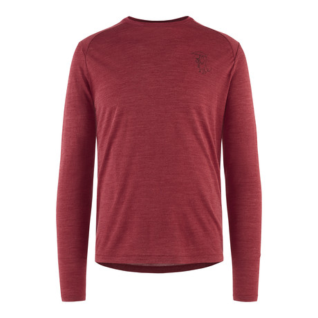 Men's Eir Rain Long Sleeve // Red (X-Small)